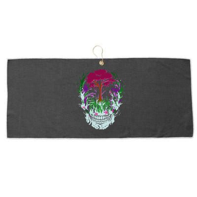 Skull Of Nature Large Microfiber Waffle Golf Towel