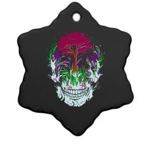 Skull Of Nature Ceramic Star Ornament