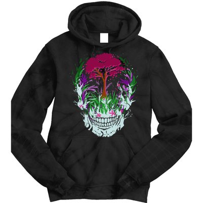 Skull Of Nature Tie Dye Hoodie