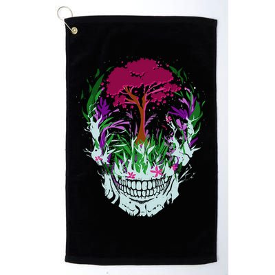 Skull Of Nature Golf Towel