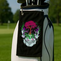 Skull Of Nature Golf Towel