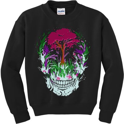 Skull Of Nature Kids Sweatshirt