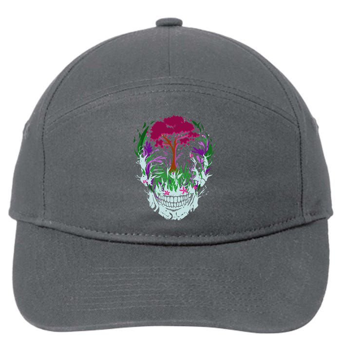 Skull Of Nature 7-Panel Snapback Hat