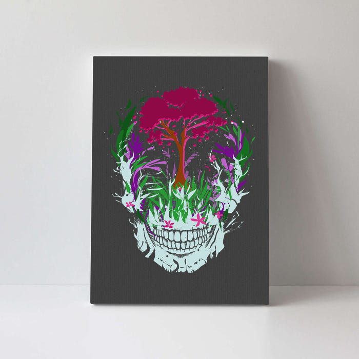 Skull Of Nature Canvas