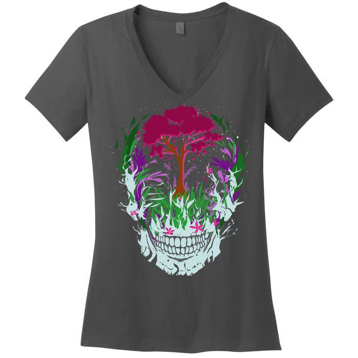 Skull Of Nature Women's V-Neck T-Shirt