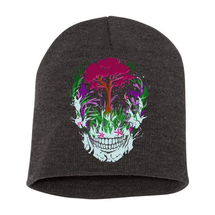 Skull Of Nature Short Acrylic Beanie
