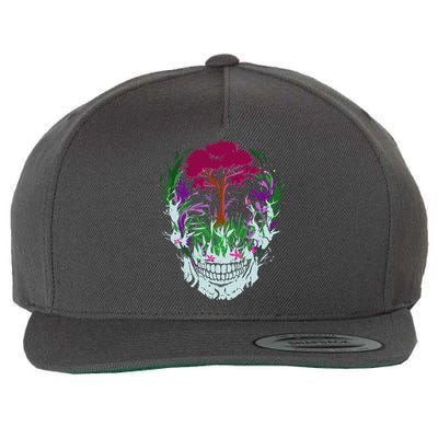 Skull Of Nature Wool Snapback Cap