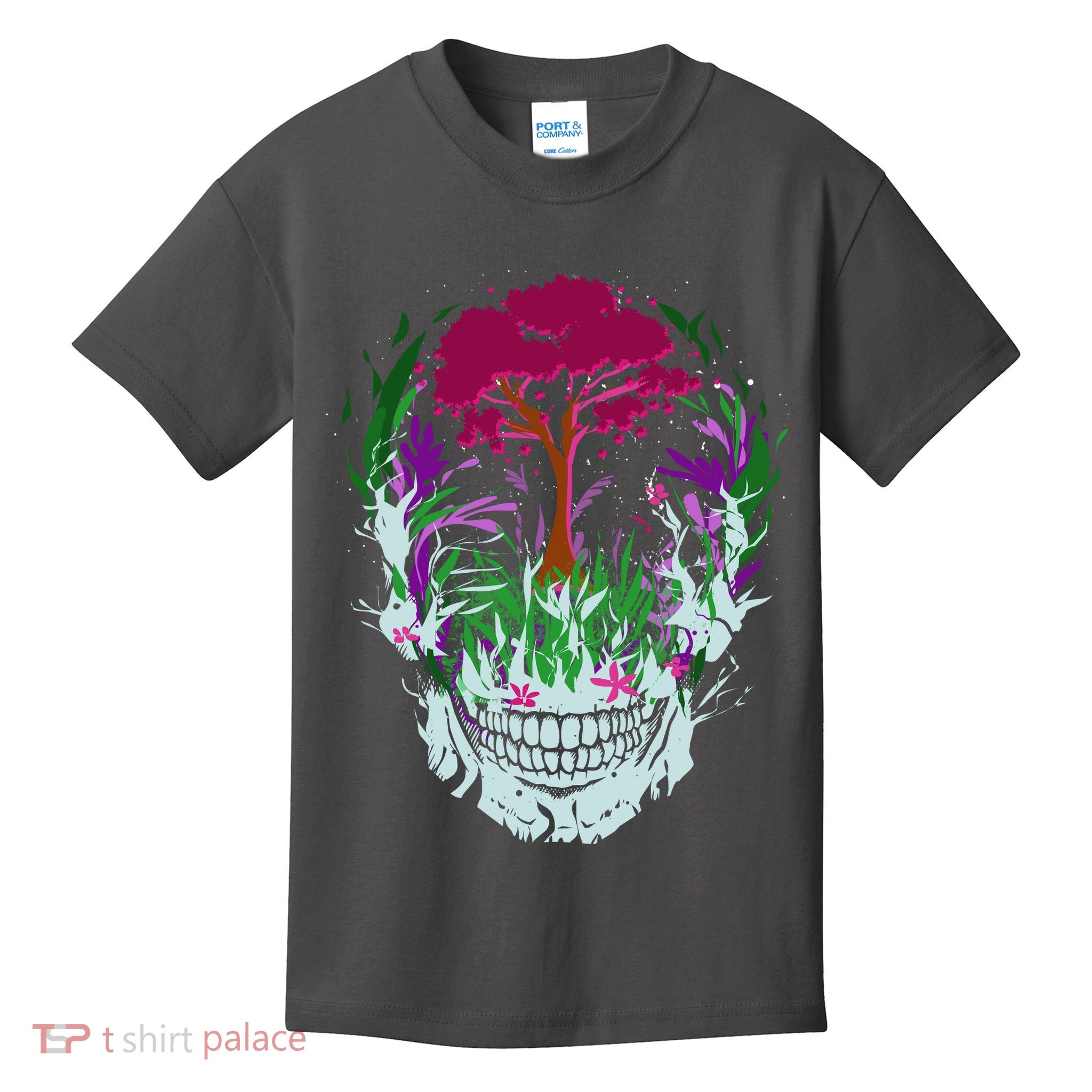 Skull Of Nature Kids T-Shirt