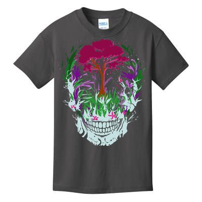 Skull Of Nature Kids T-Shirt