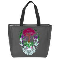 Skull Of Nature Zip Tote Bag