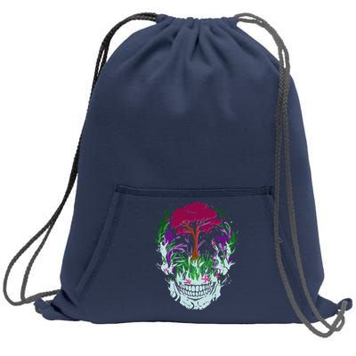 Skull Of Nature Sweatshirt Cinch Pack Bag