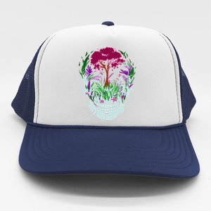 Skull Of Nature Trucker Hat