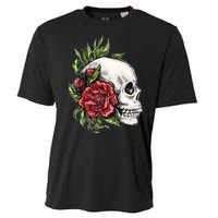 Skull Roses Cooling Performance Crew T-Shirt