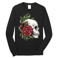 Skull Roses Long Sleeve Shirt