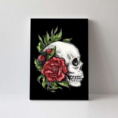 Skull Roses Canvas