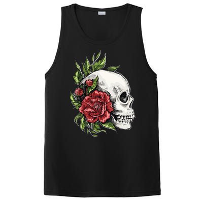 Skull Roses PosiCharge Competitor Tank