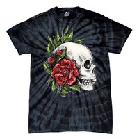 Skull Roses Tie-Dye T-Shirt