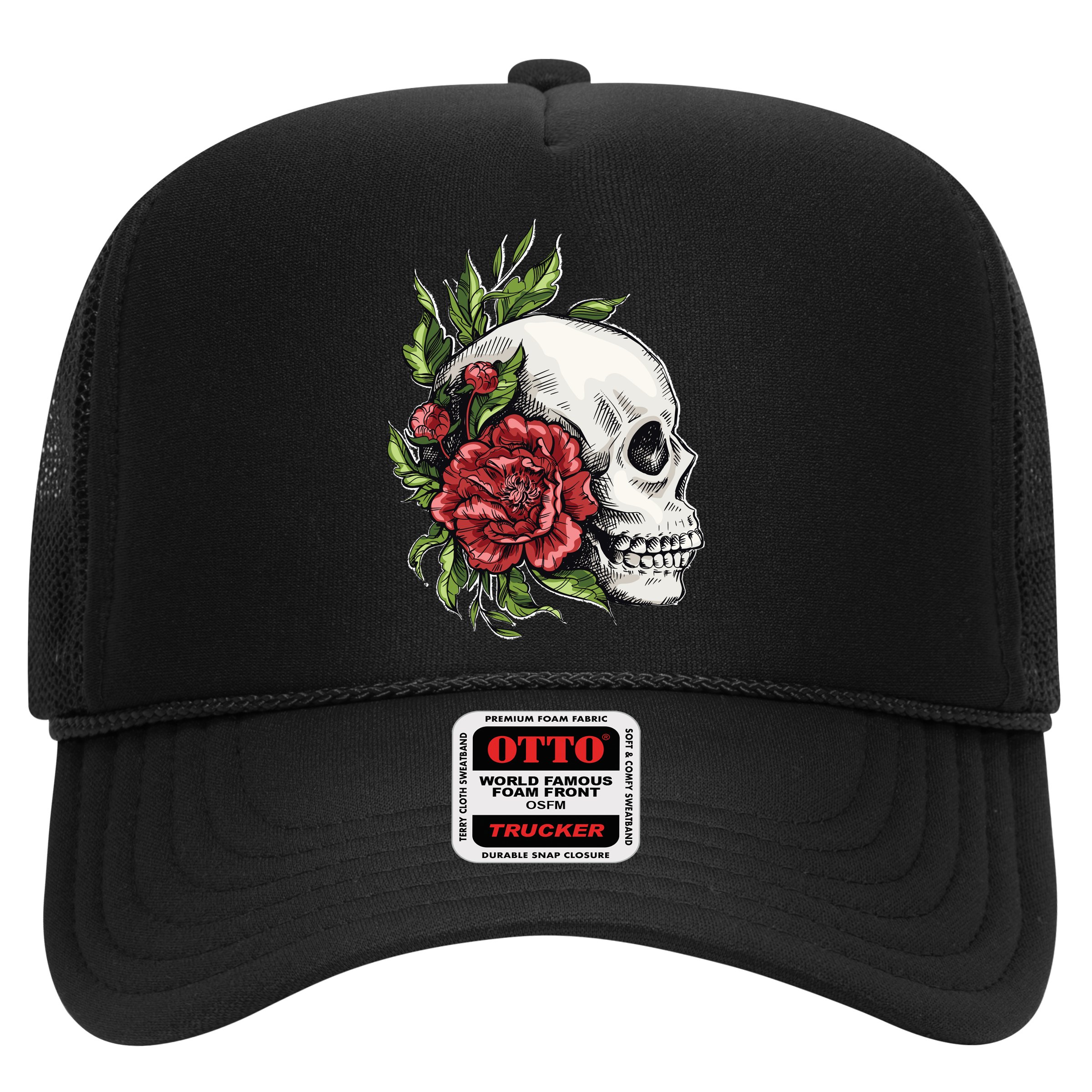 Skull Roses Hat