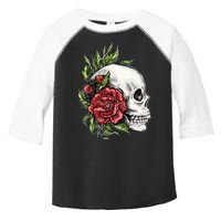 Skull Roses Toddler Fine Jersey T-Shirt