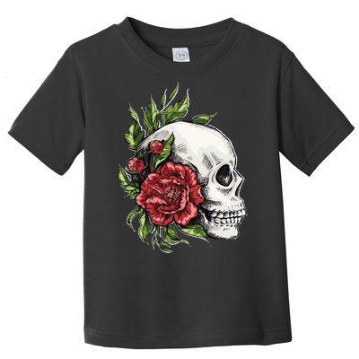 Skull Roses Toddler T-Shirt