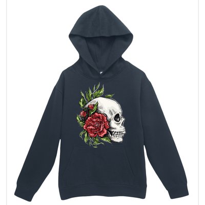 Skull Roses Urban Pullover Hoodie