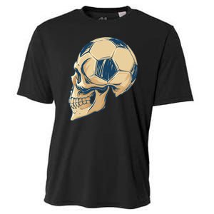 Skull Soccer Ball Cooling Performance Crew T-Shirt