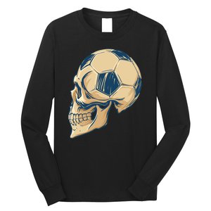 Skull Soccer Ball Long Sleeve Shirt