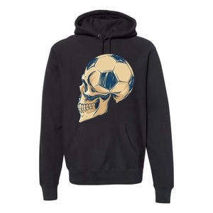 Skull Soccer Ball Premium Hoodie