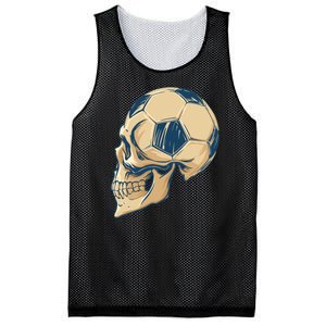 Skull Soccer Ball Mesh Reversible Basketball Jersey Tank