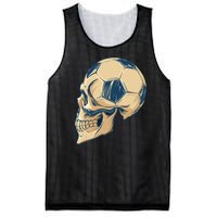 Skull Soccer Ball Mesh Reversible Basketball Jersey Tank