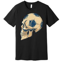 Skull Soccer Ball Premium T-Shirt