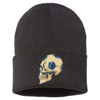 Skull Soccer Ball Sustainable Knit Beanie