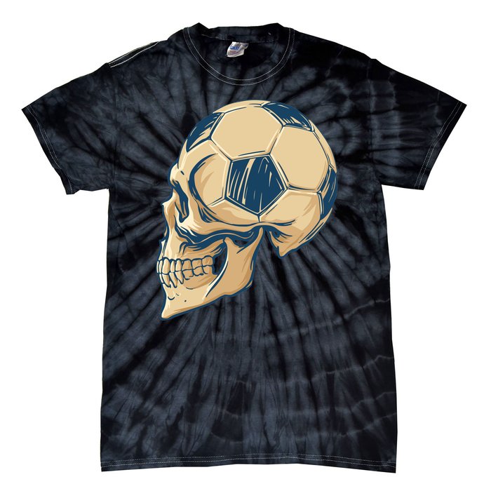 Skull Soccer Ball Tie-Dye T-Shirt