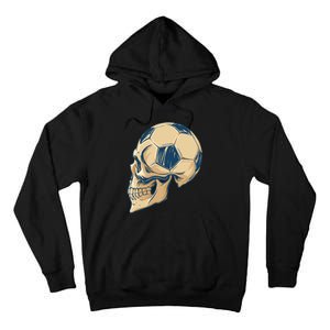 Skull Soccer Ball Tall Hoodie