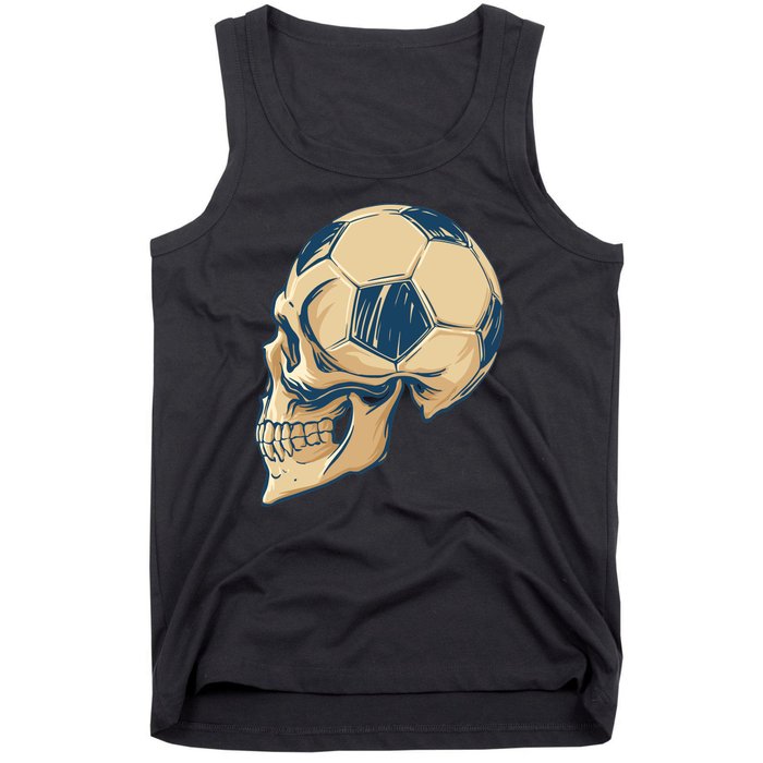 Skull Soccer Ball Tank Top