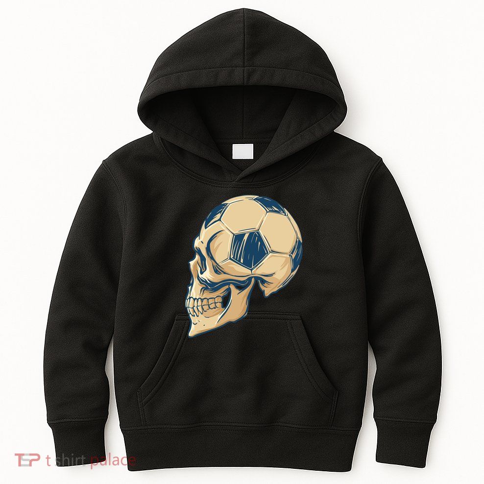 Skull Soccer Ball Kids Hoodie