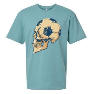 Skull Soccer Ball Sueded Cloud Jersey T-Shirt