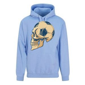 Skull Soccer Ball Unisex Surf Hoodie