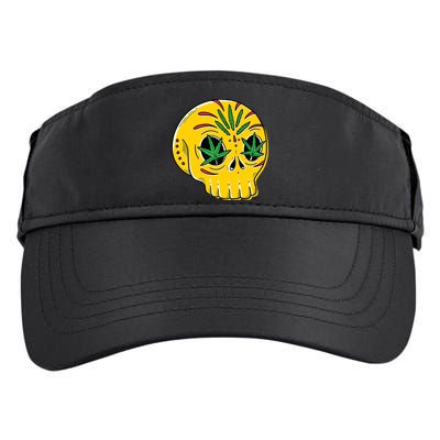 Skull Weed Adult Drive Performance Visor