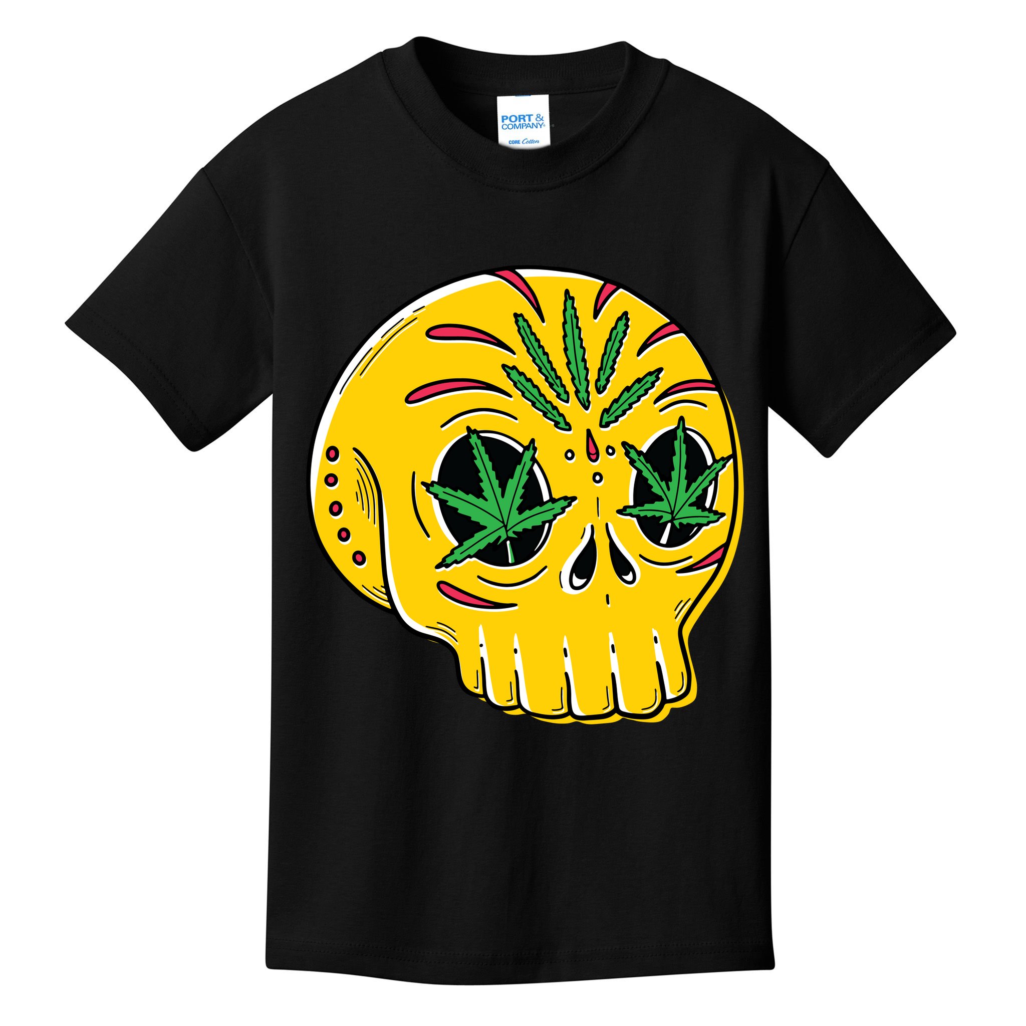 Skull Weed Kids T-Shirt