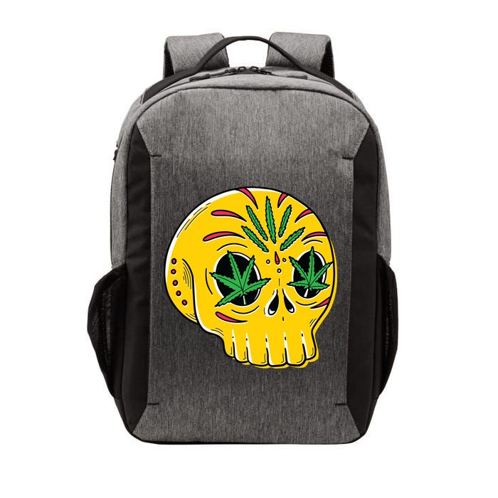 Skull Weed Vector Backpack