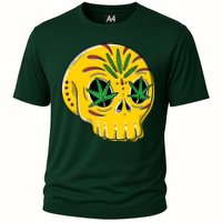 Skull Weed Cooling Performance Crew T-Shirt