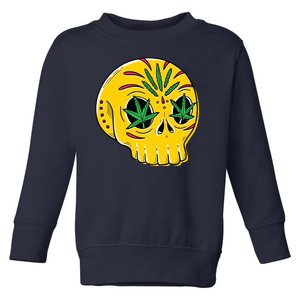 Skull Weed Toddler Sweatshirt