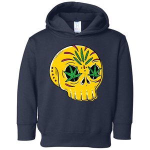 Skull Weed Toddler Hoodie