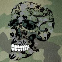 Skull With Flowers Day of the Dead Legacy Tie Dye Trucker Hat