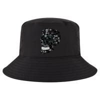 Skull With Flowers Day of the Dead Cool Comfort Performance Bucket Hat