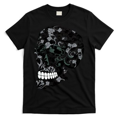 Skull With Flowers Day of the Dead T-Shirt