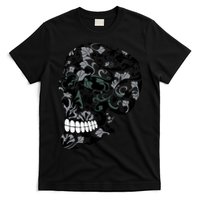 Skull With Flowers Day of the Dead T-Shirt