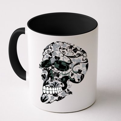 Skull With Flowers Day of the Dead Mug