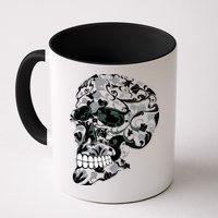 Skull With Flowers Day of the Dead Mug